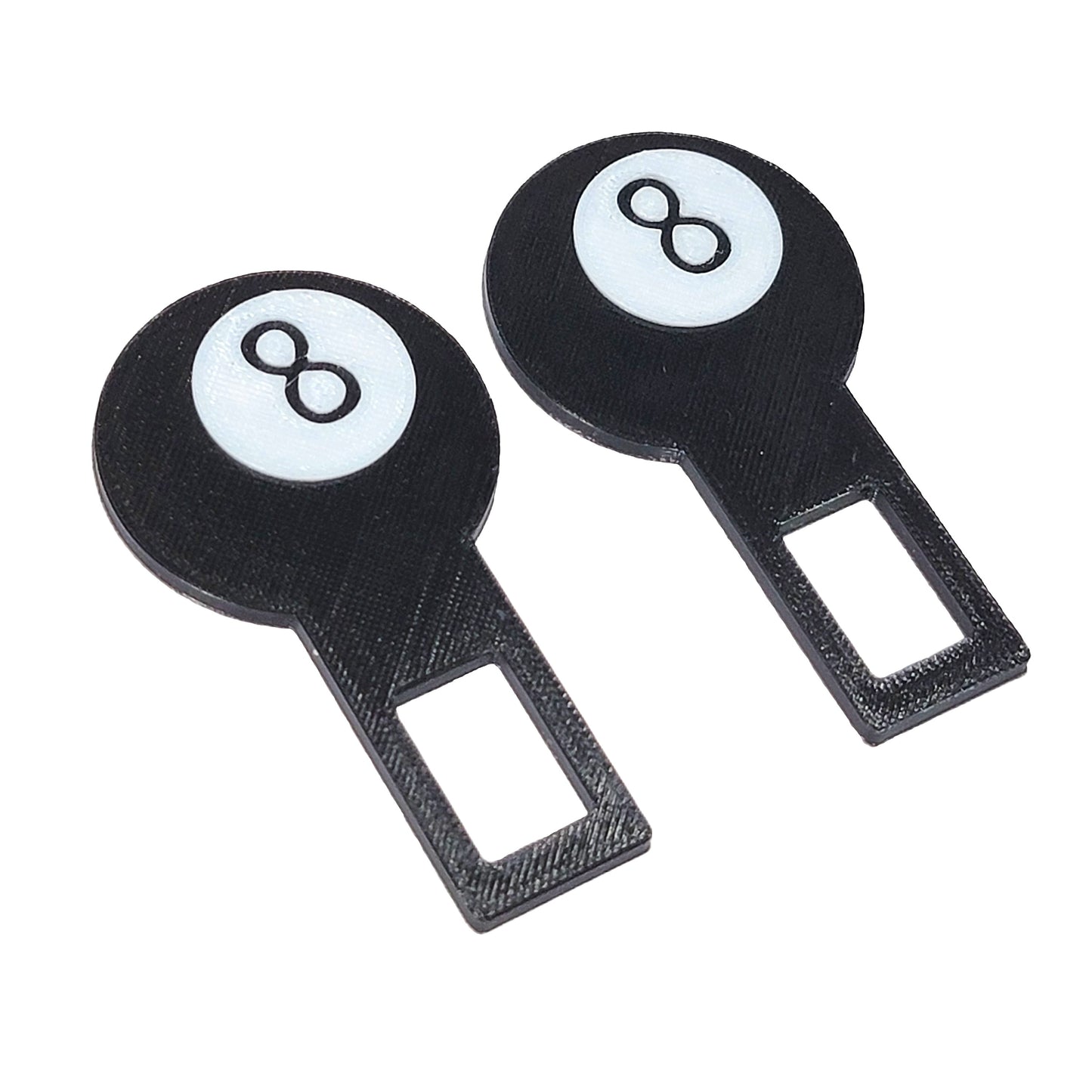 8 Ball Seatbelt Silencer Universal Fit- 2 Pack