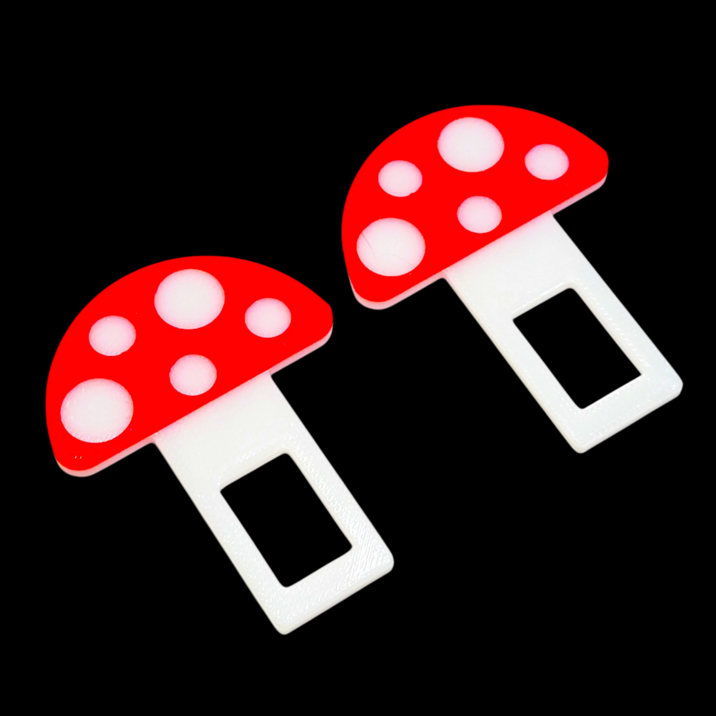Mushroom Seatbelt Silencer Universal Fit- 2 Pack