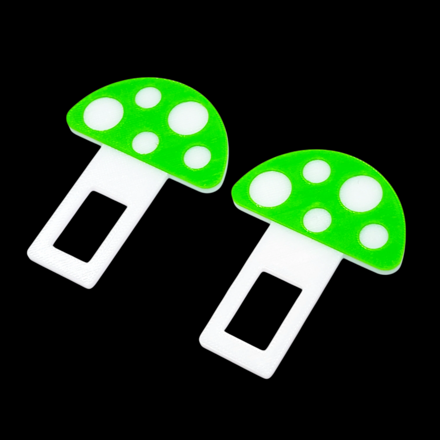 Mushroom Seatbelt Silencer Universal Fit- 2 Pack