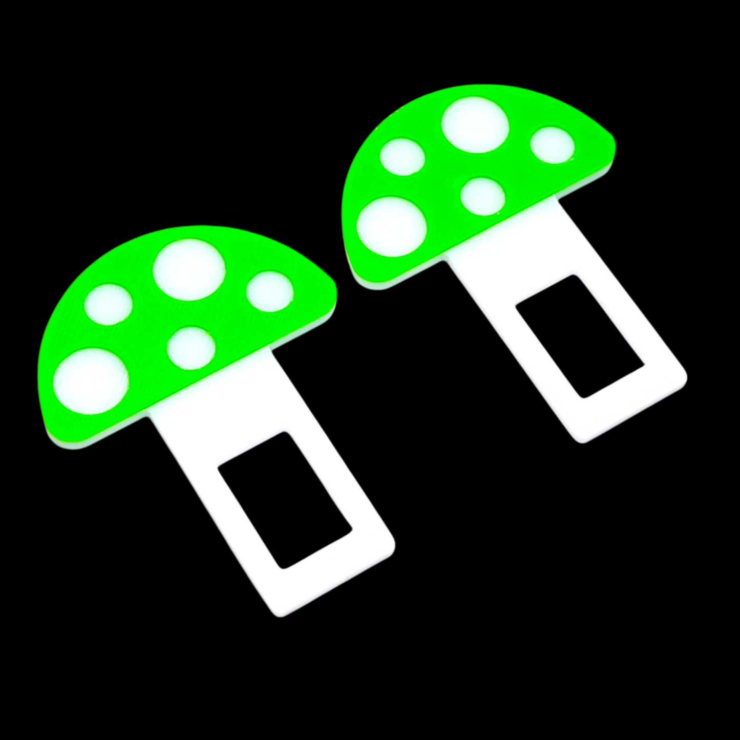 Mushroom Seatbelt Silencer Universal Fit- 2 Pack