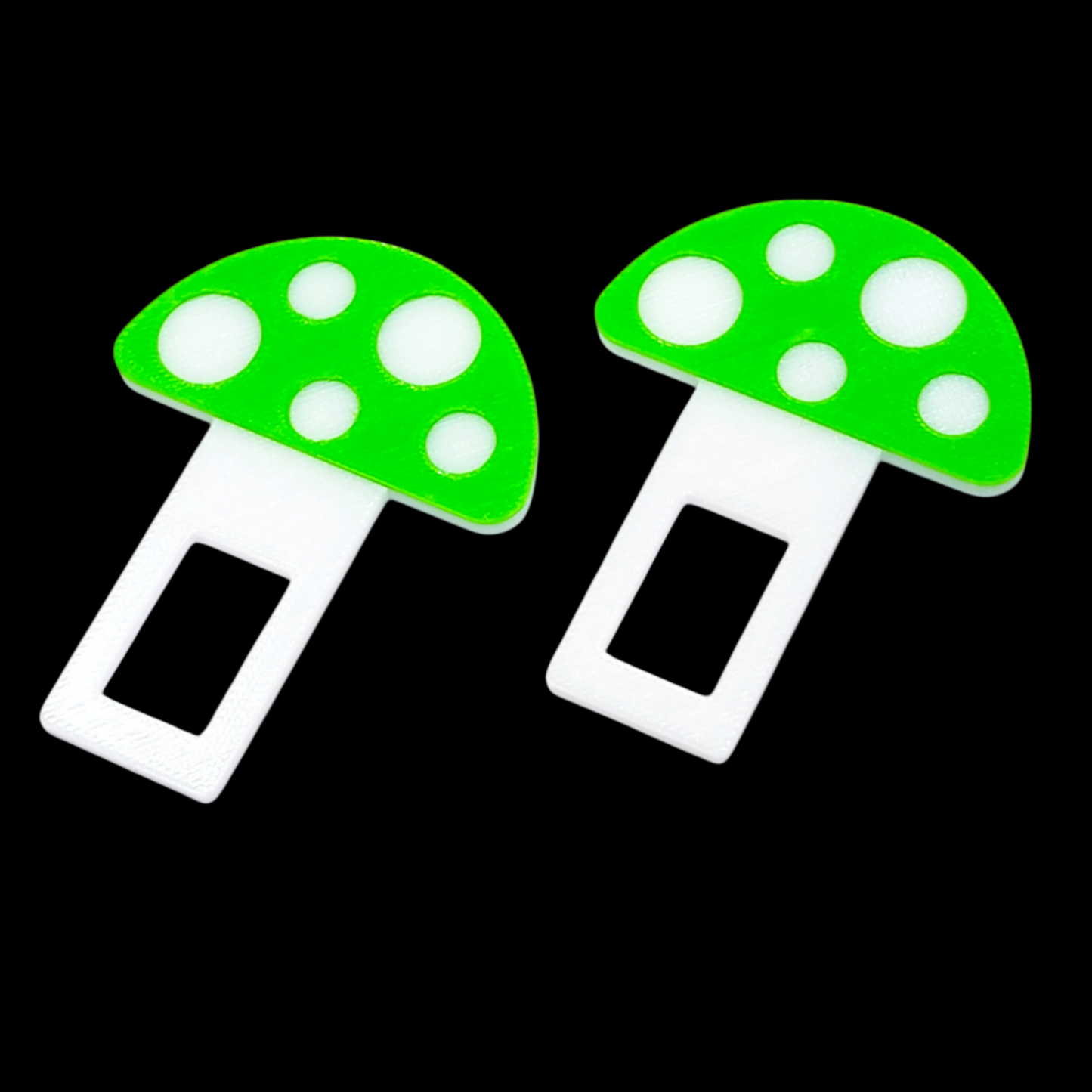Mushroom Seatbelt Silencer Universal Fit- 2 Pack