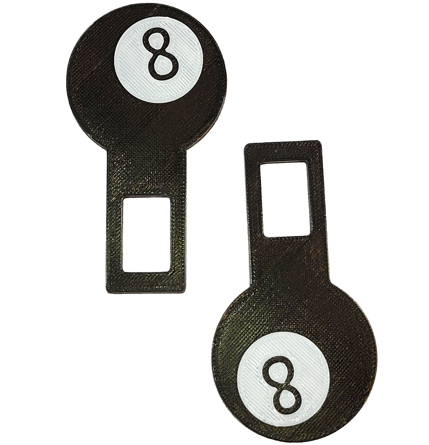 8 Ball Seatbelt Silencer Universal Fit- 2 Pack