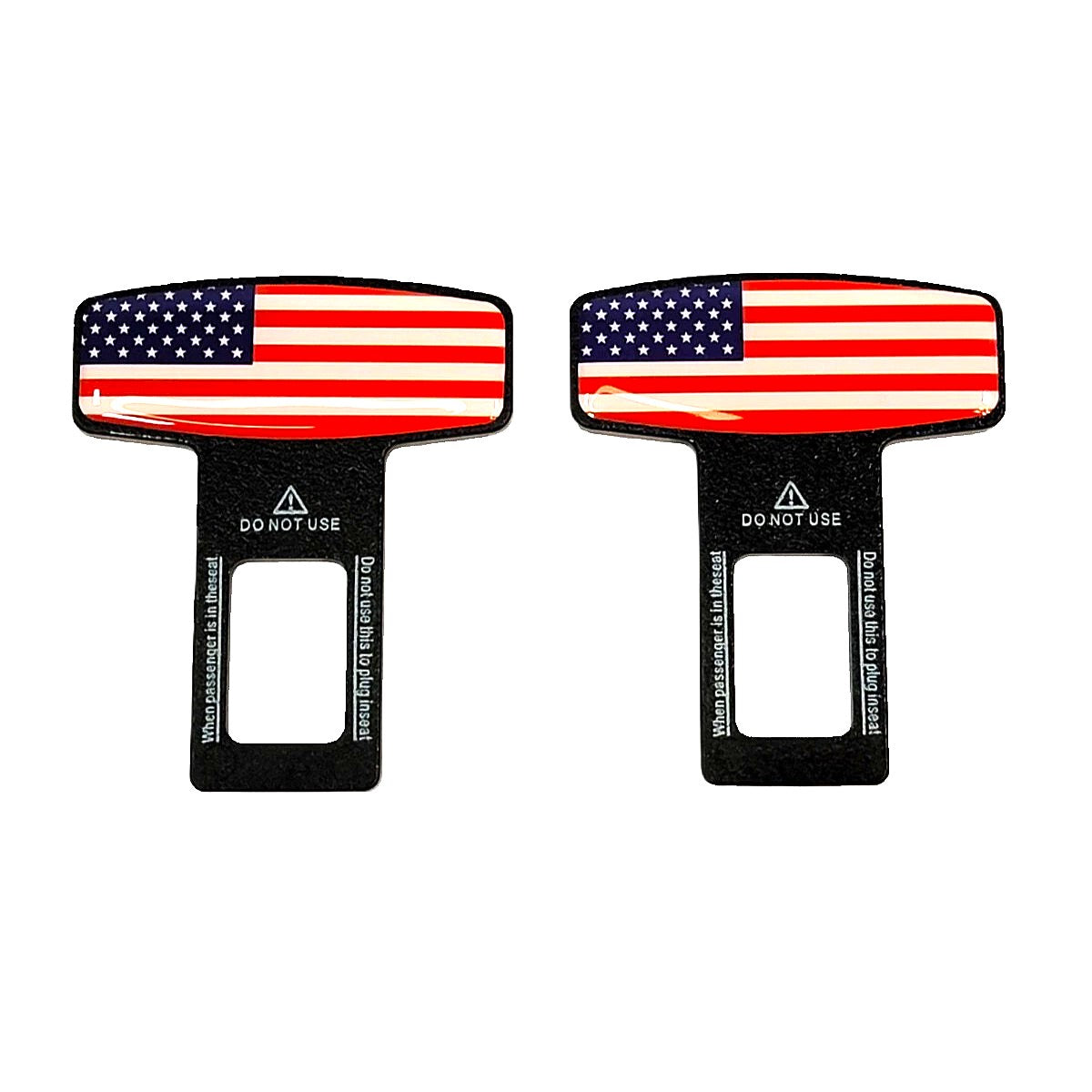 American Flag Seatbelt Silencer Universal Fit- 2 Pack