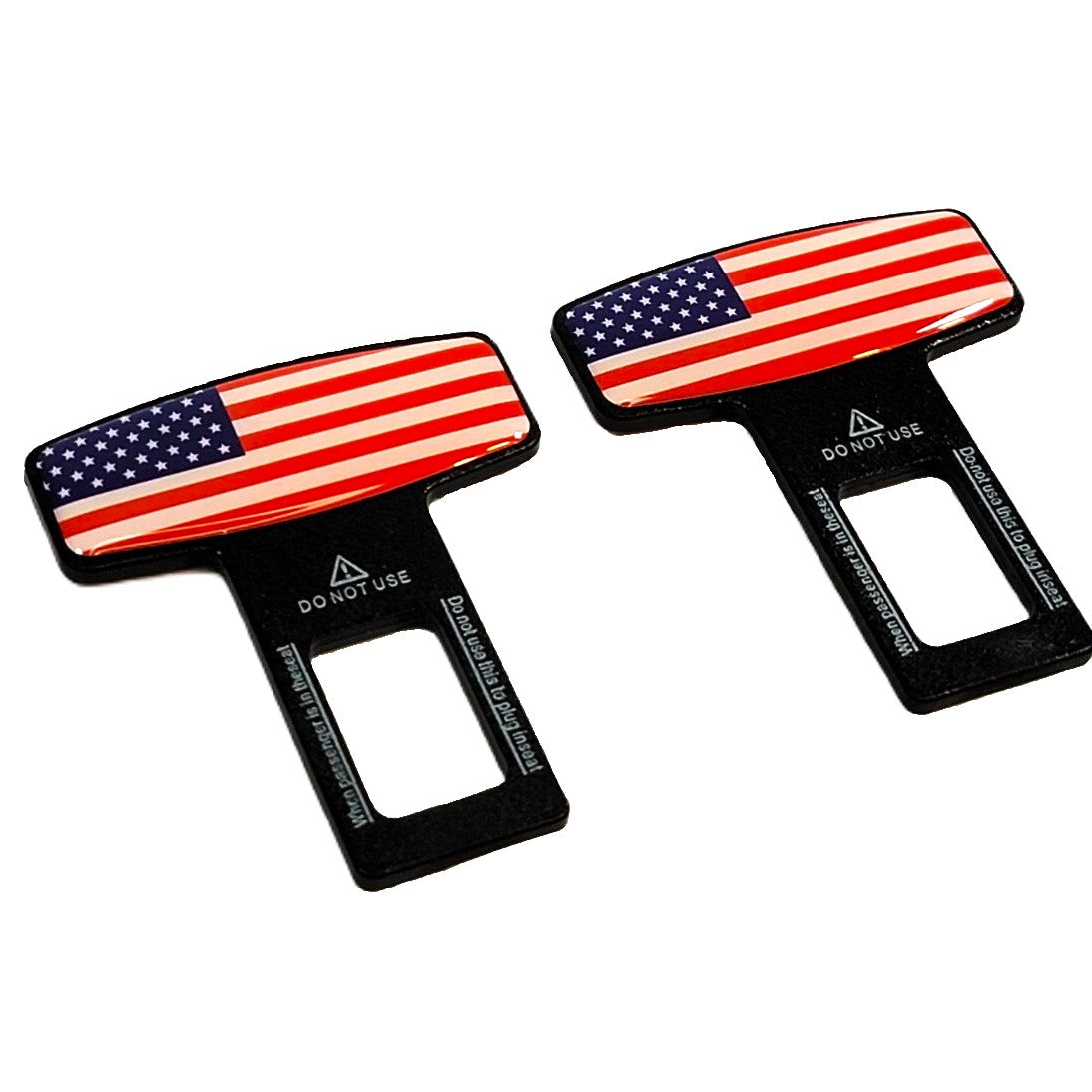 American Flag Seatbelt Silencer Universal Fit- 2 Pack