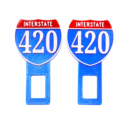 Interstate 420 Seatbelt Silencer Universal Fit- 2 Pack
