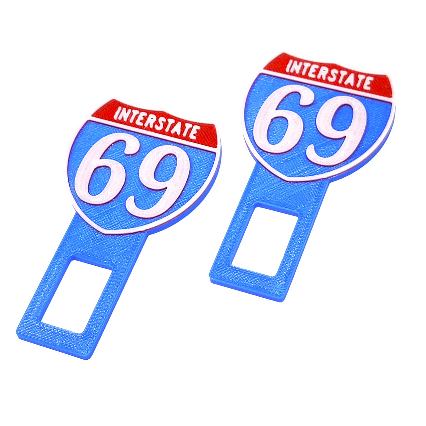 Interstate 69 Seatbelt Silencer Universal Fit- 2 Pack