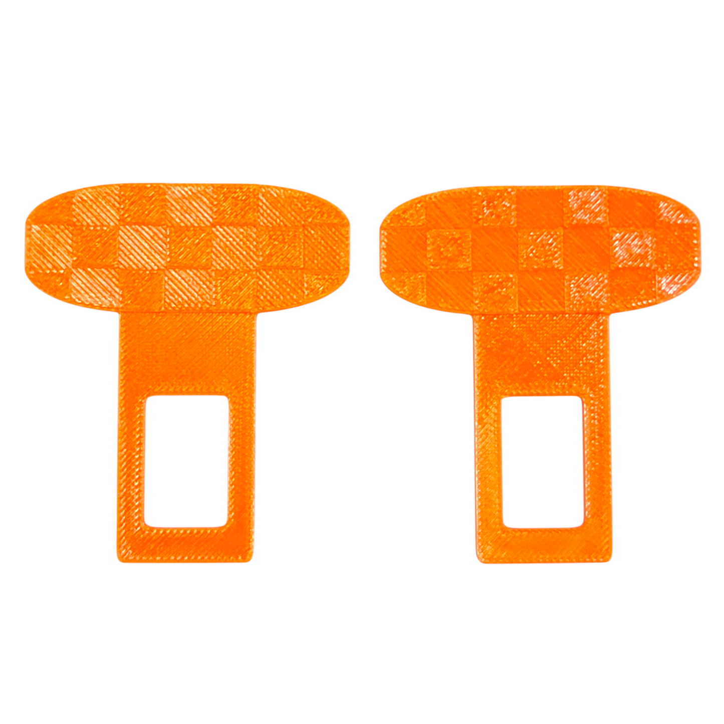 Checkered Pattern Any Color Seatbelt Silencer Universal Fit- 2 Pack